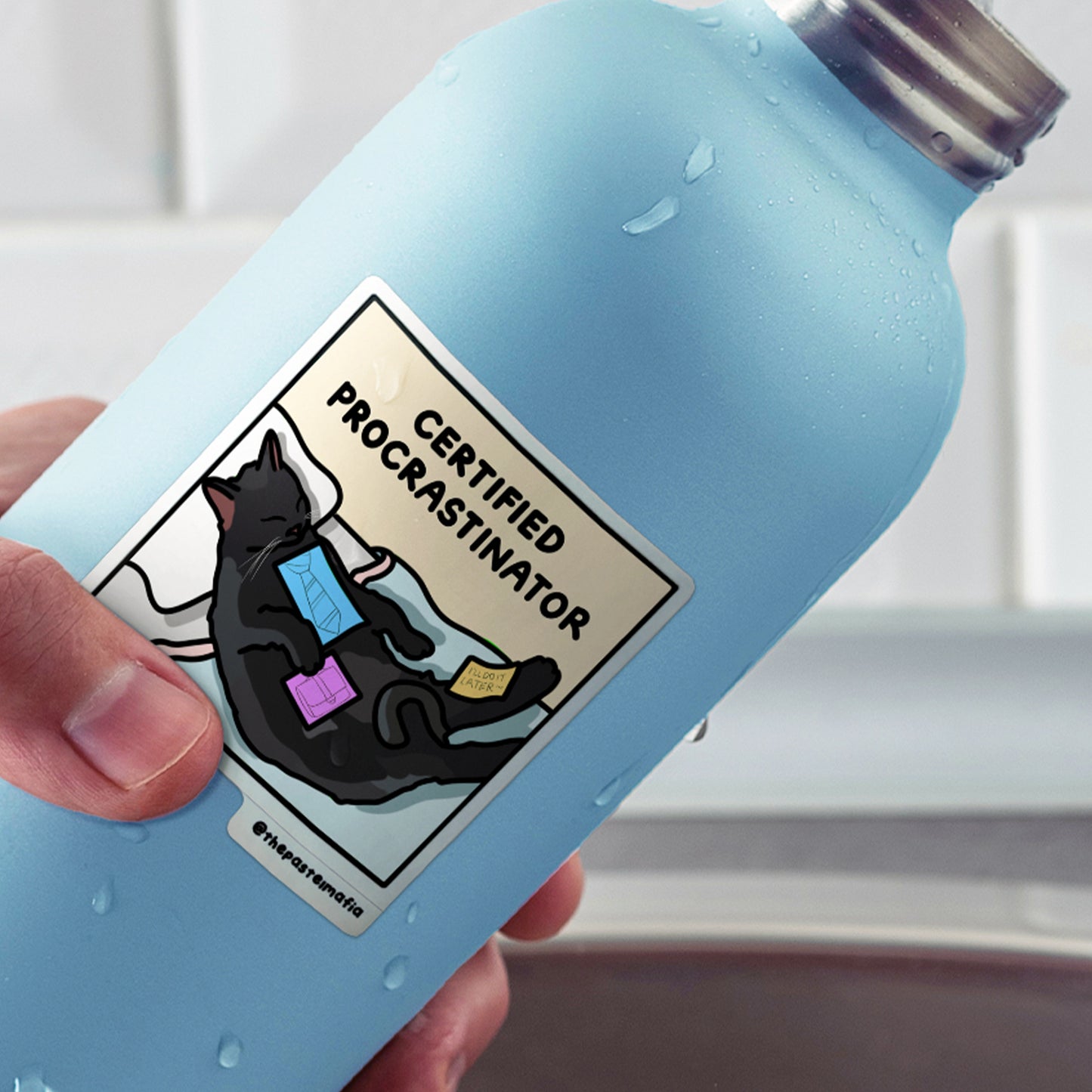 "certified procrastinator" sticker