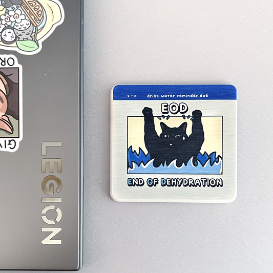 (limited) "end of dehydration (eod)" diatomite coaster