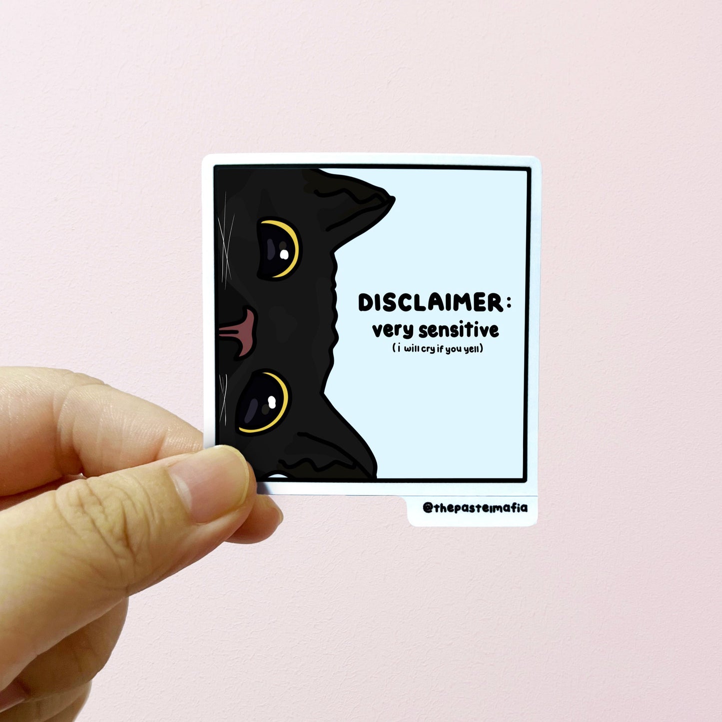 "disclaimer" sticker