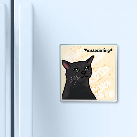 "dissociating" acrylic magnet