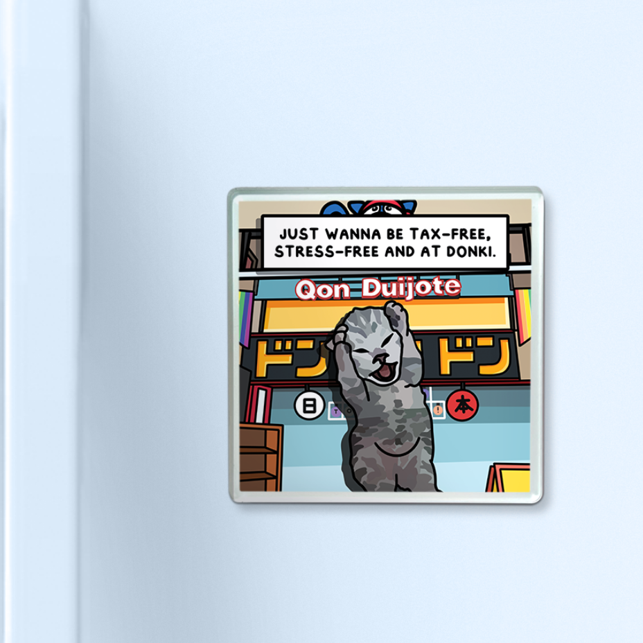 (japan) "don quijote" acrylic magnet