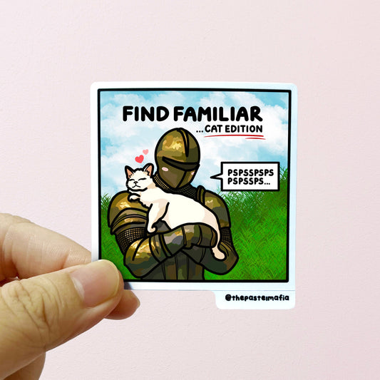(limited) "find familiar" sticker