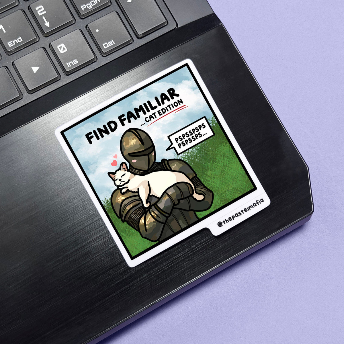 (limited) "find familiar" sticker