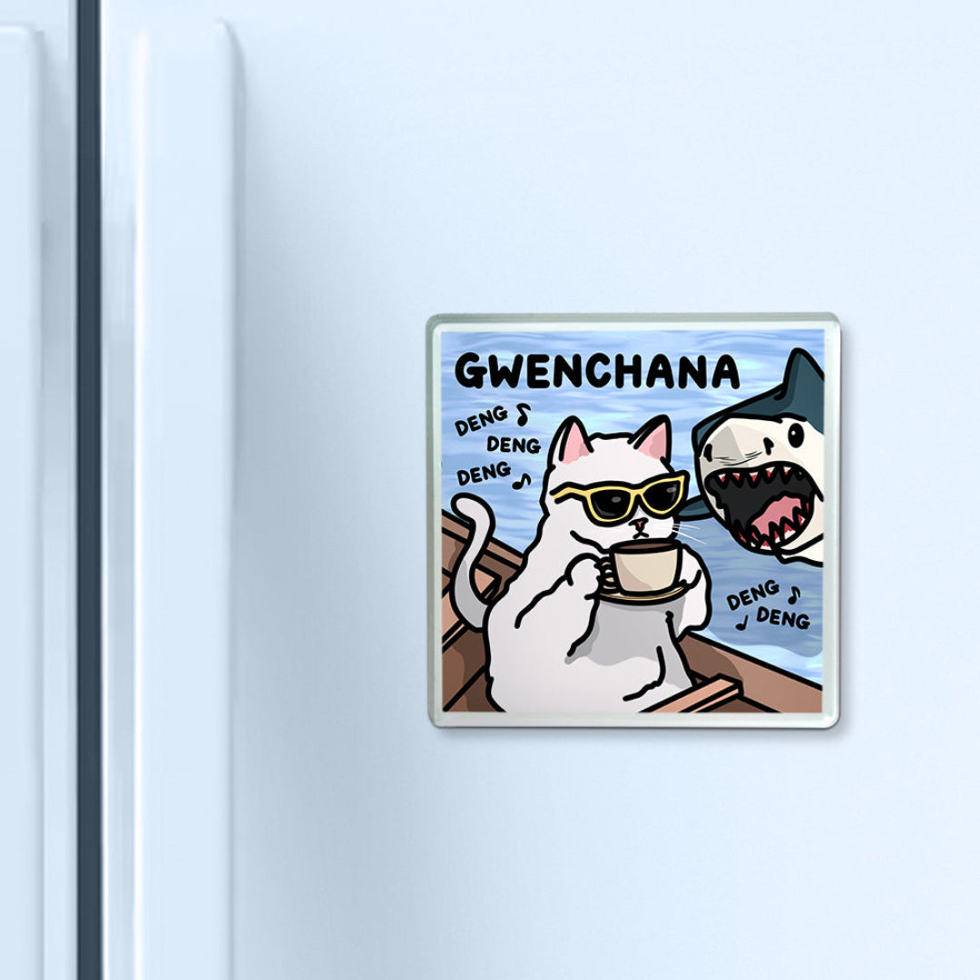 "gwenchana" acrylic magnet