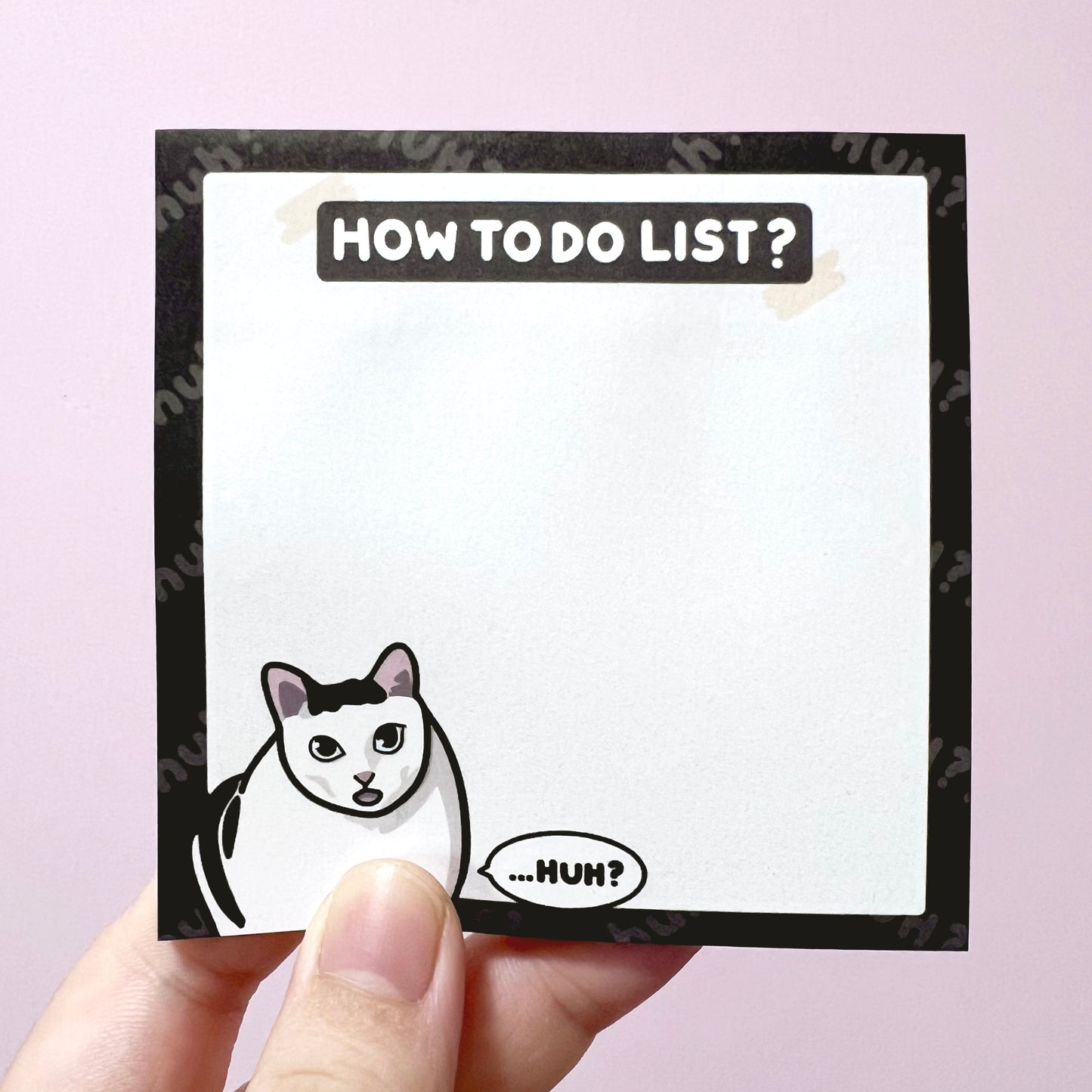 "how to do list" sticky notes