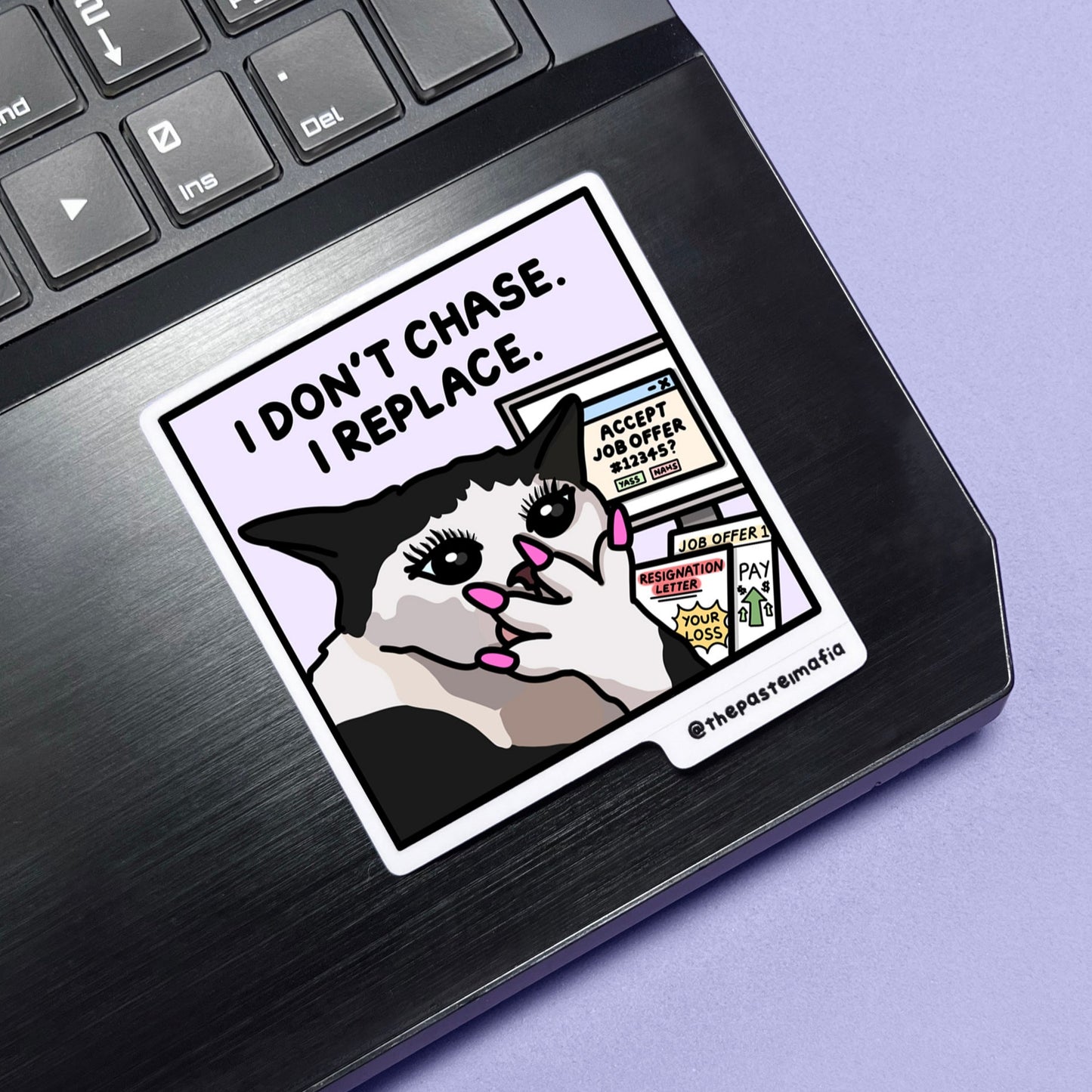 "positive & encouraging" cat meme stickers