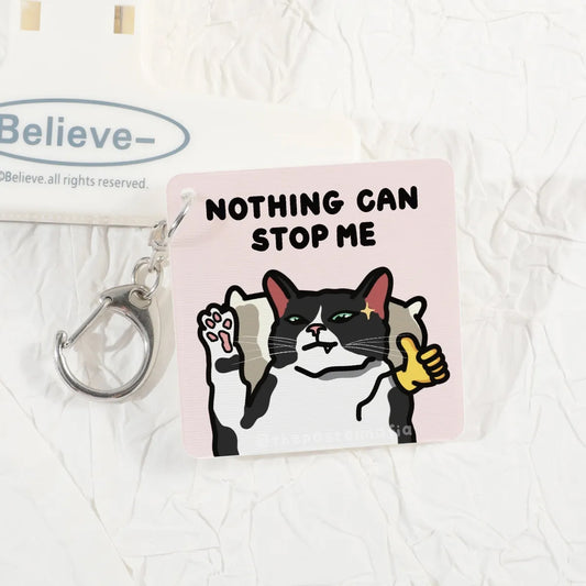 (limited) "nothing can stop me from completely giving up" lenticular keychain