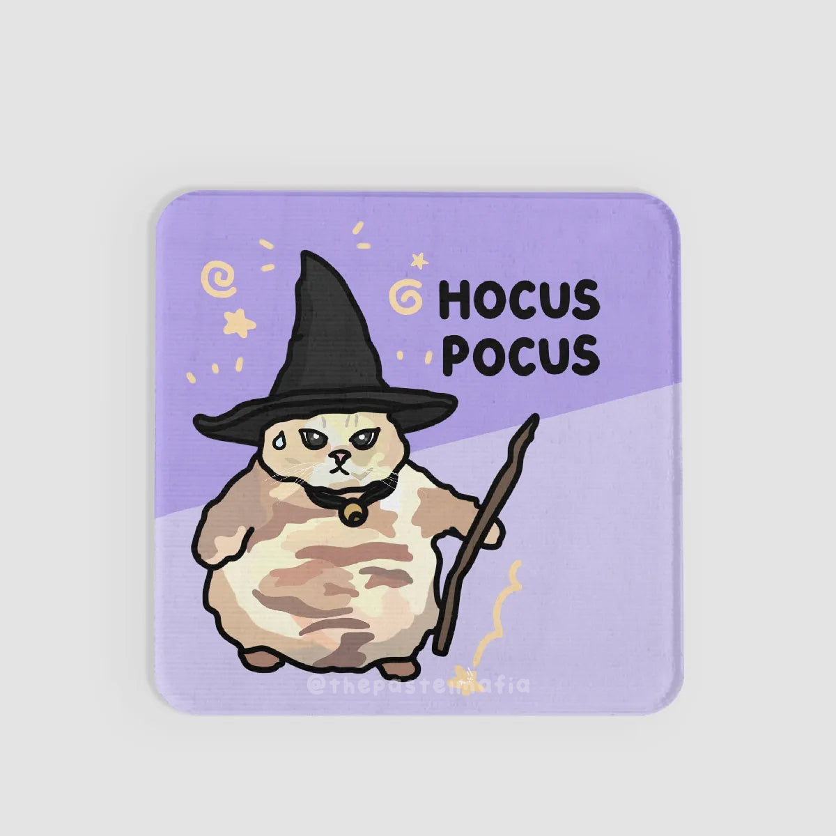 "hocus pocus i lost my focus" lenticular sticker