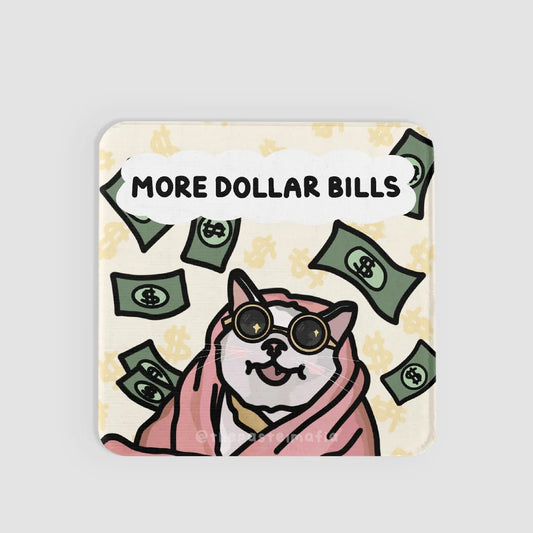"more dollar bills less panadol pills" lenticular sticker