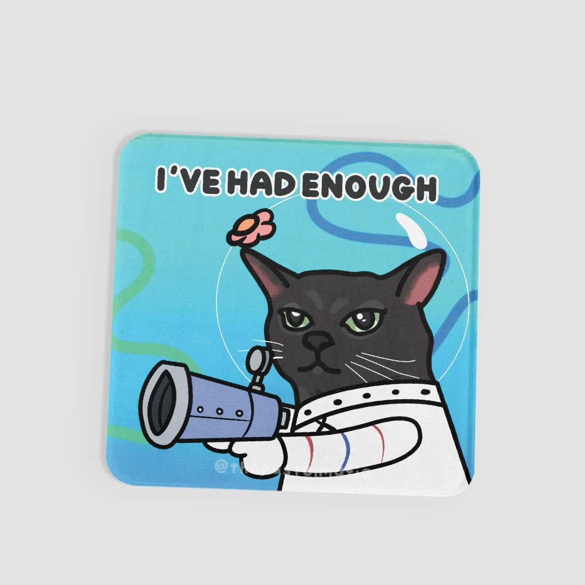 (limited) "i am enough. i've had enough" lenticular sticker