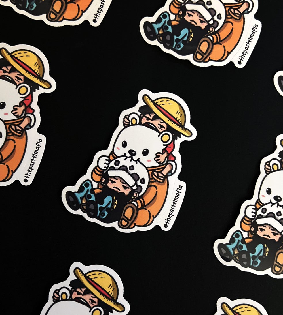 pirate sandwich sticker