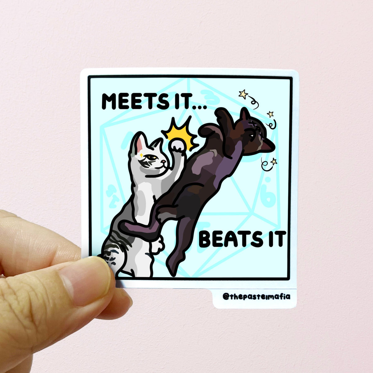 (limited) "meets it beats it" sticker