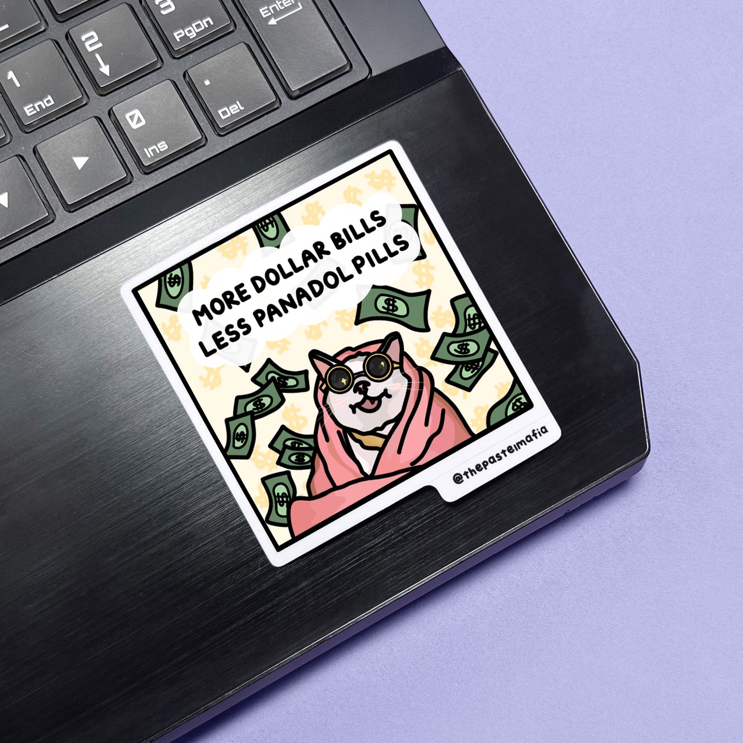 "positive & encouraging" cat meme stickers