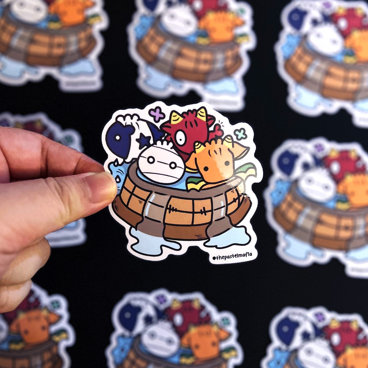 mummy & friends dumpling sticker