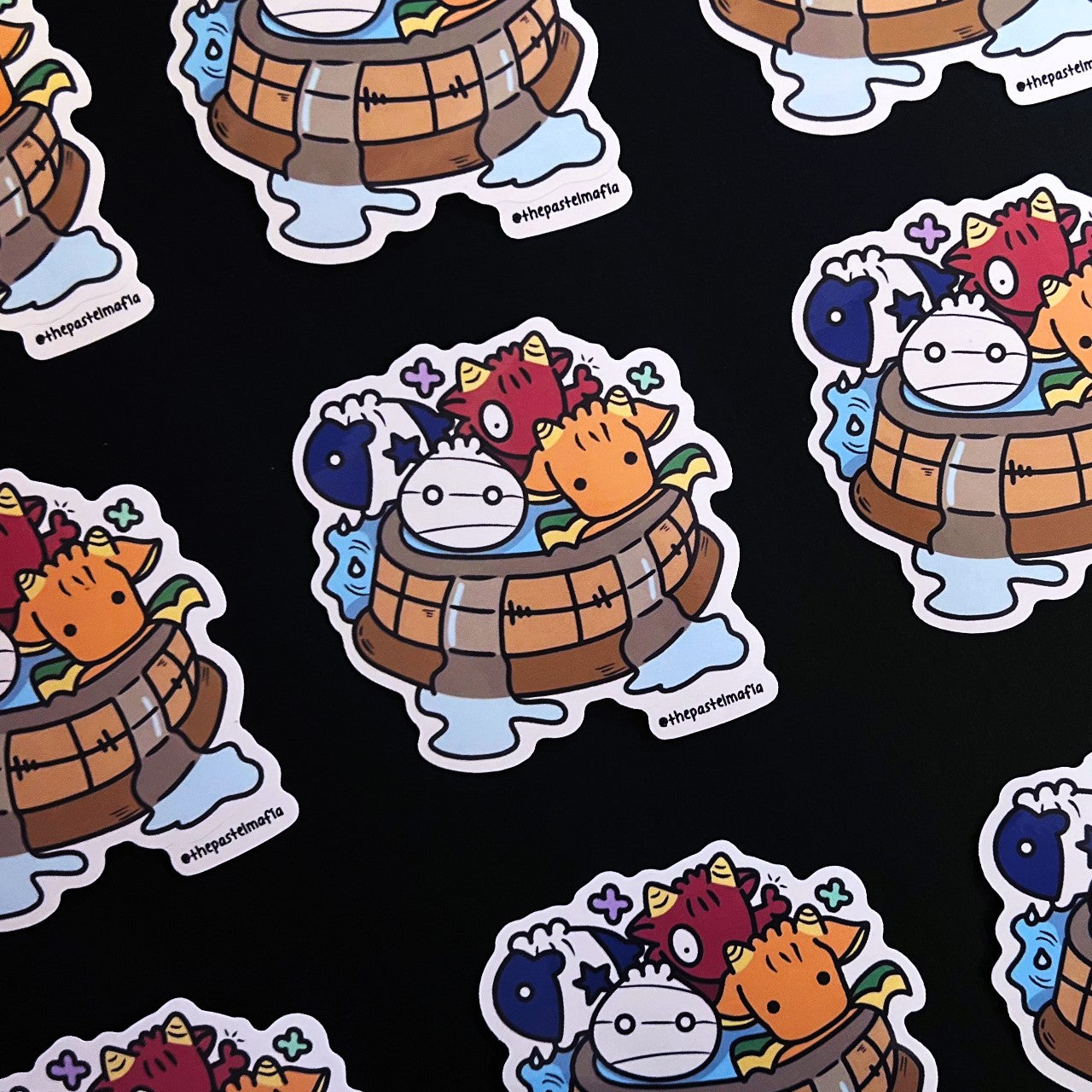 mummy & friends dumpling sticker