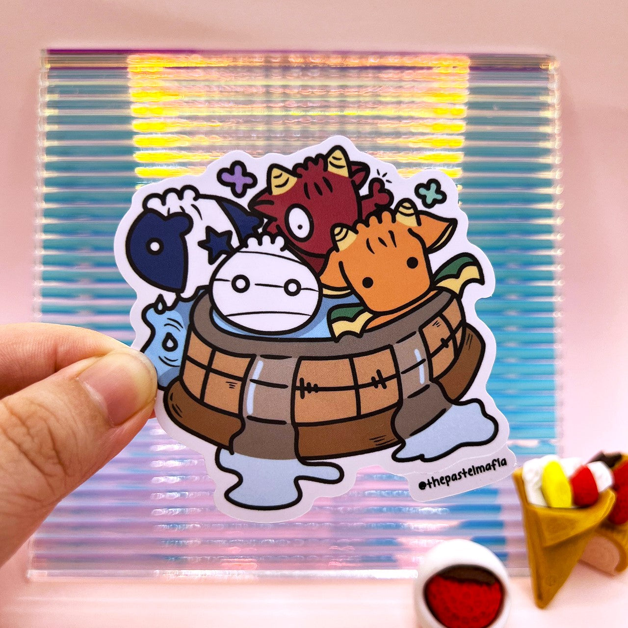 mummy & friends dumpling sticker