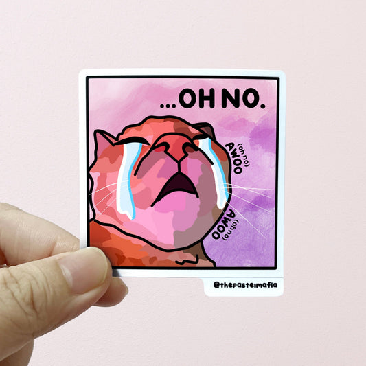 "oh no" sticker