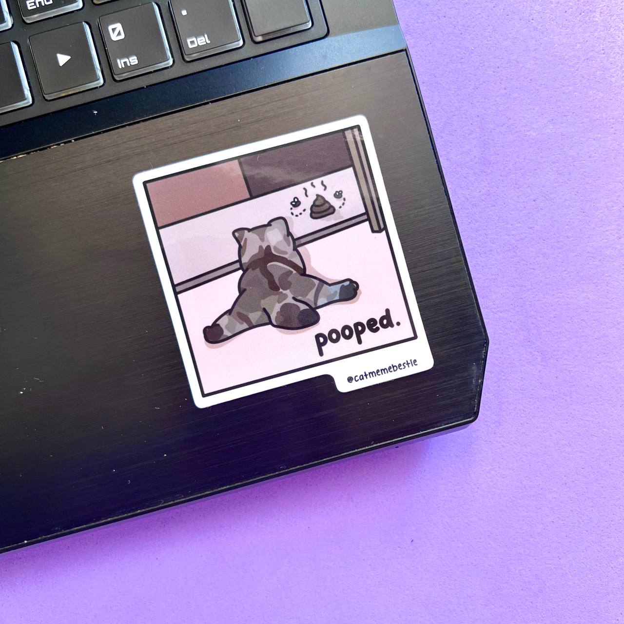 "pooped" sticker