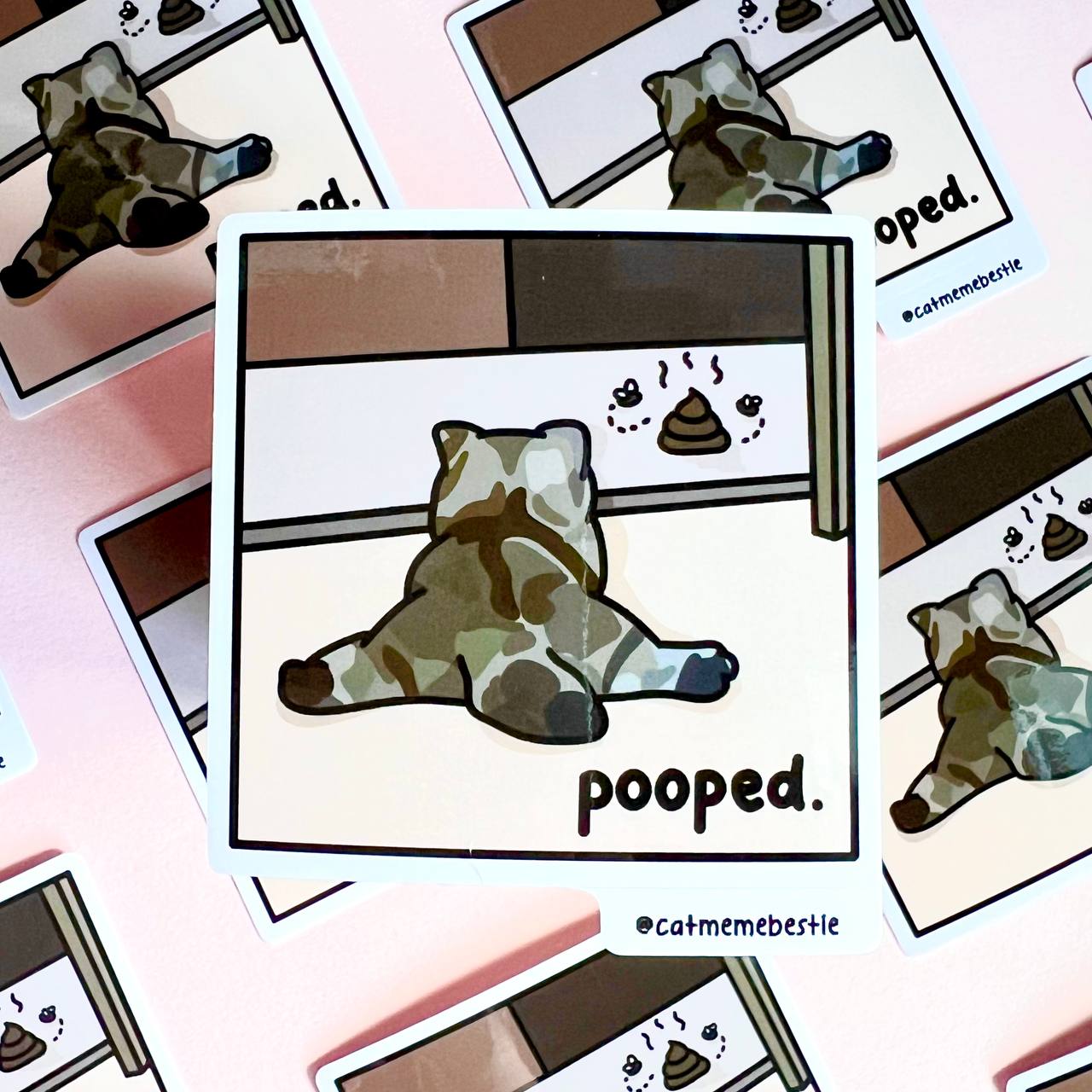 "pooped" sticker