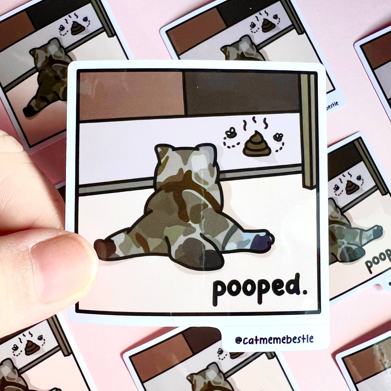 "pooped" sticker