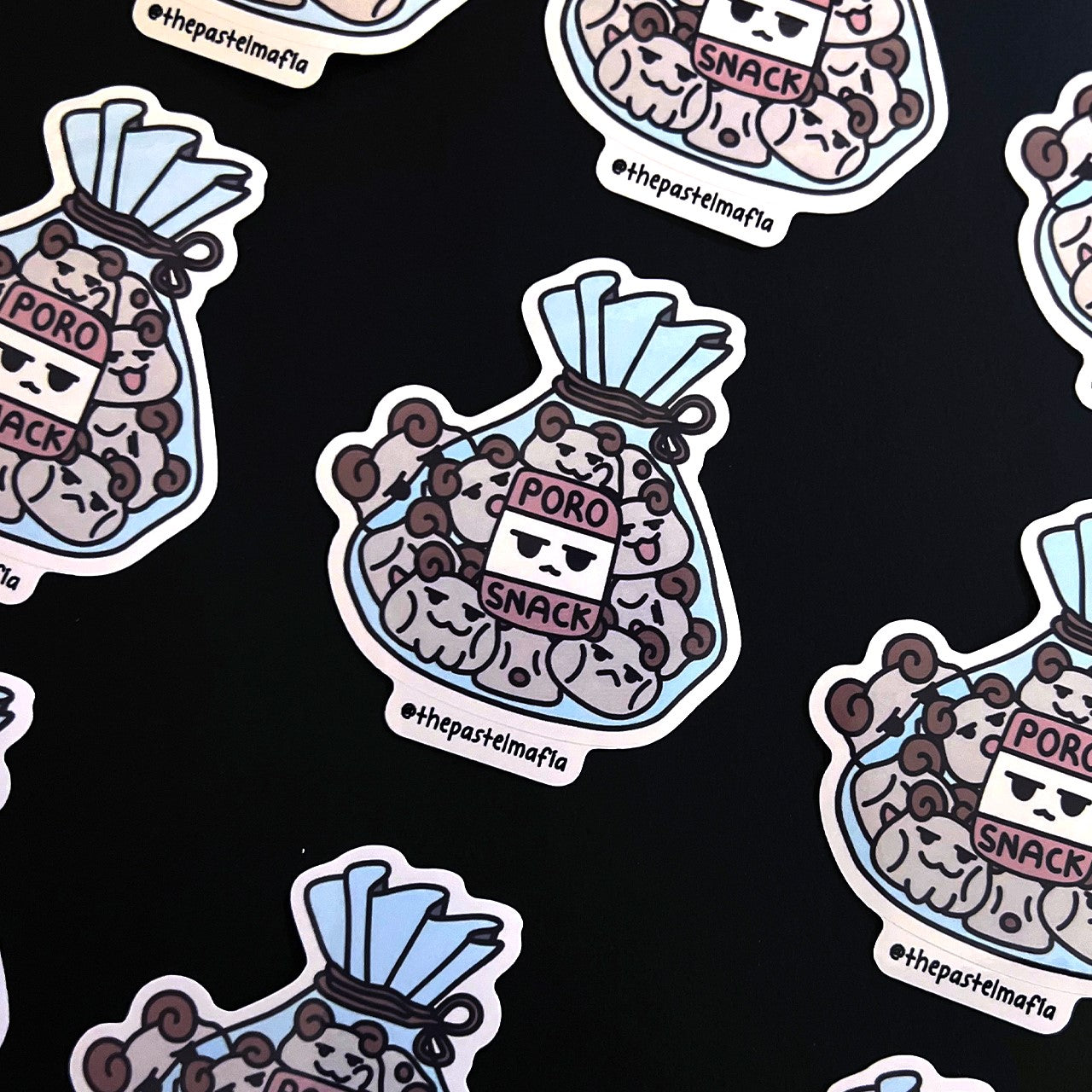 poro snack bag sticker