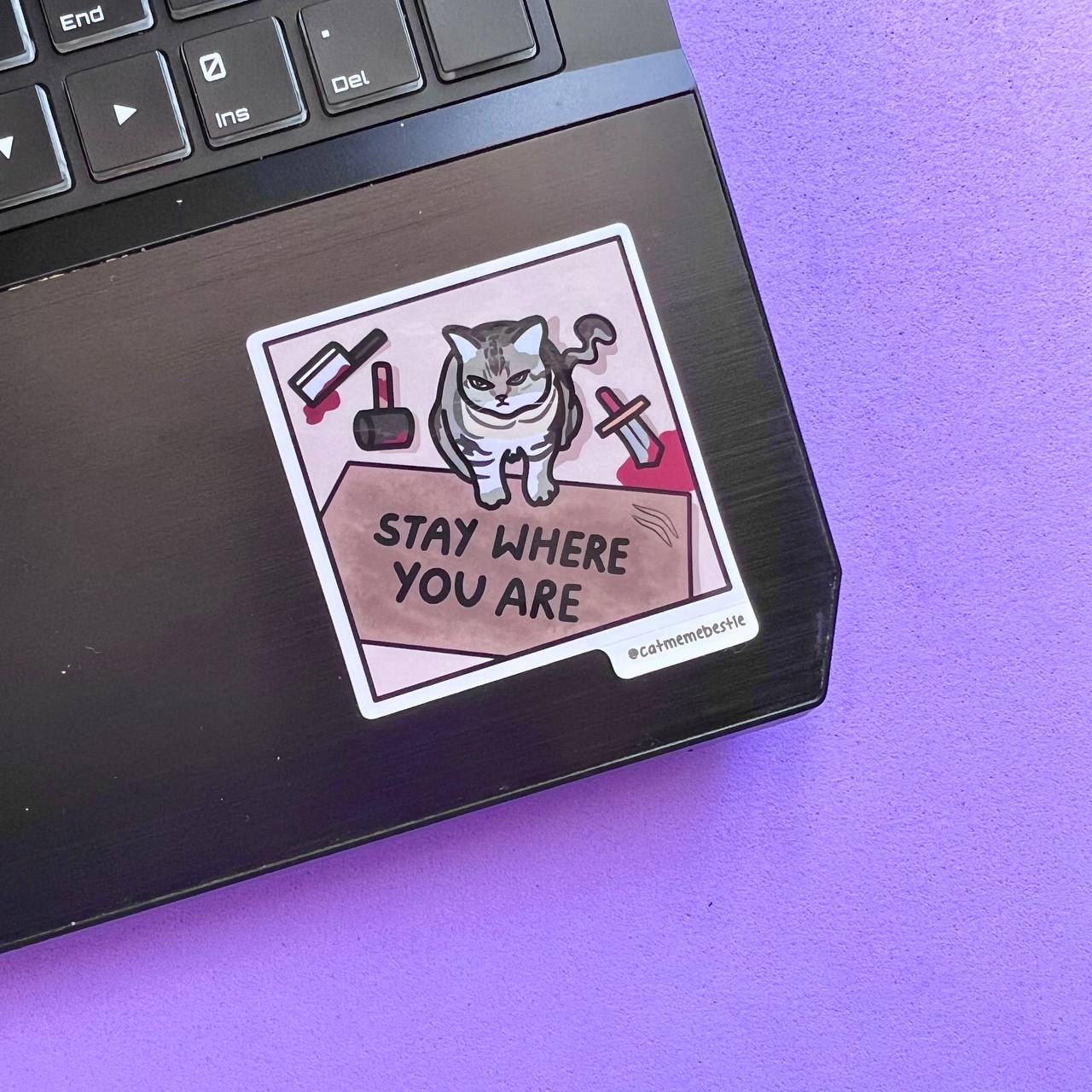 "discontinued" cat meme stickers