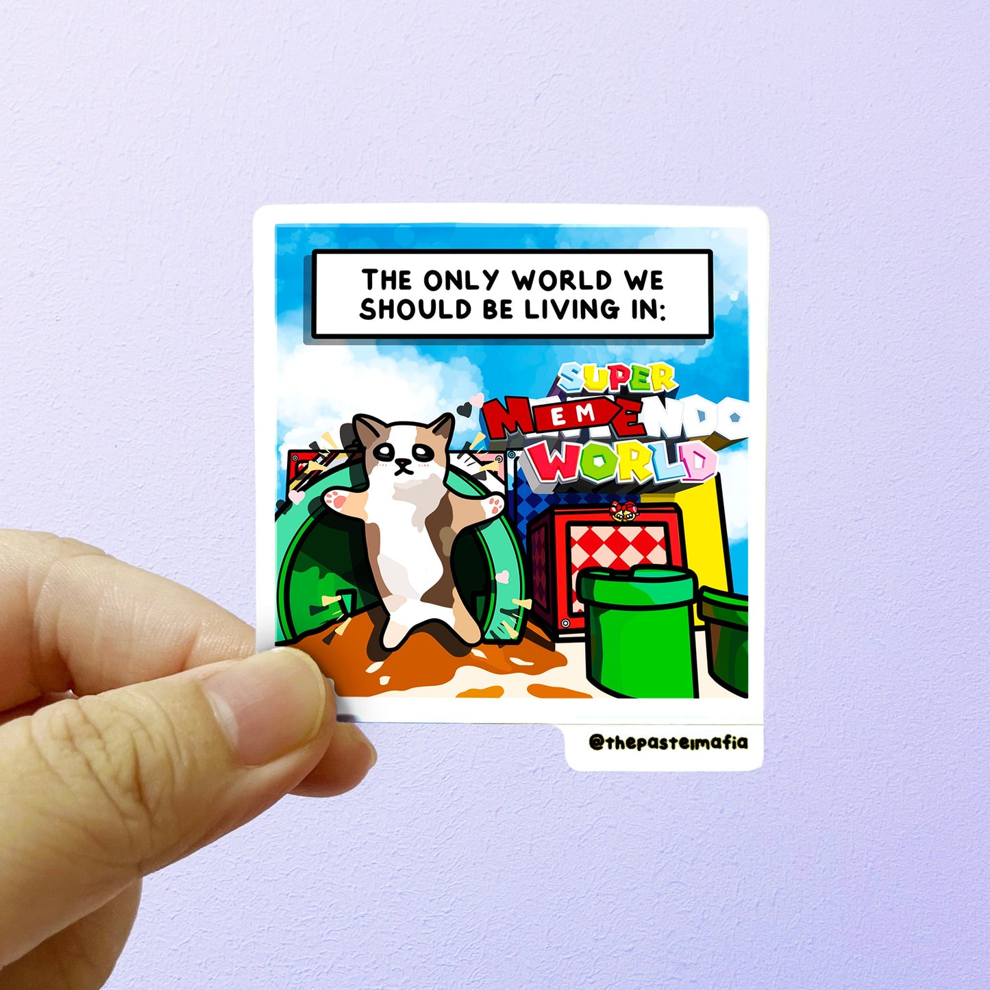 (japan) "super nintendo world" sticker