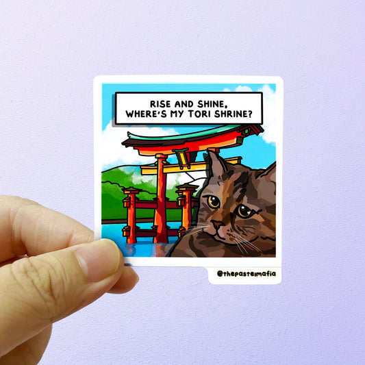 (japan) "tori shrine" sticker