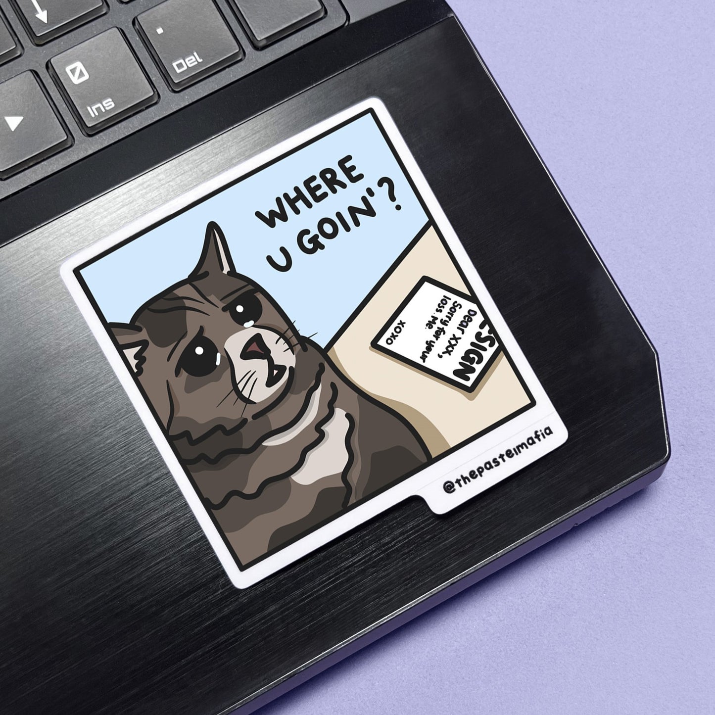 "discontinued" cat meme stickers